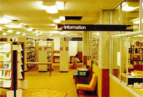 Level five of Robertson Library, 1980s